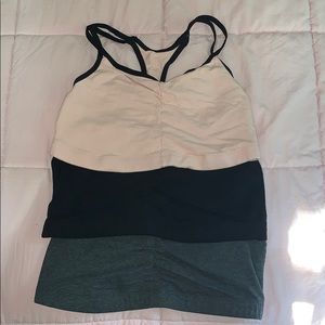 Lot of 3 sports bras